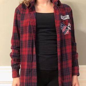 Tom-Boy Patched Flannel
